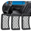3 x Car Seat Side Back Storage Net Bag Phone Holder Pocket Organizer Black