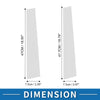 Toyota Highlander (2008-2013) Chrome Silver 4 Pcs Door Pillar Window Trim