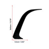 Mercedes-Benz CLA Rear Bumper Spoiler Air Vent Outlet Cover Trim (2014-2023)