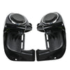 Harley Touring 6.5'' Speaker Grills & Vented Leg Fairings (1983-2013)