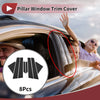 Hyundai Verna 2008-2016 Black Door Pillar Window Trim