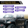 Jeep Gladiator JT (2020-2021) - 1 Set Purple Door Tailgate Handle Cover