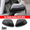 Toyota Camry 2 x Carbon Fiber Rearview Mirror Cover Trim (2018–2025)