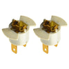 Car H1 Halogen Headlight Socket Holder 2 x Bulb Socket Stand