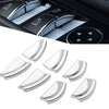 Mercedes Benz A B C E CLA CLS GLA GLE GLS 7x Window Lift Switch Button Trim (2012-2023)