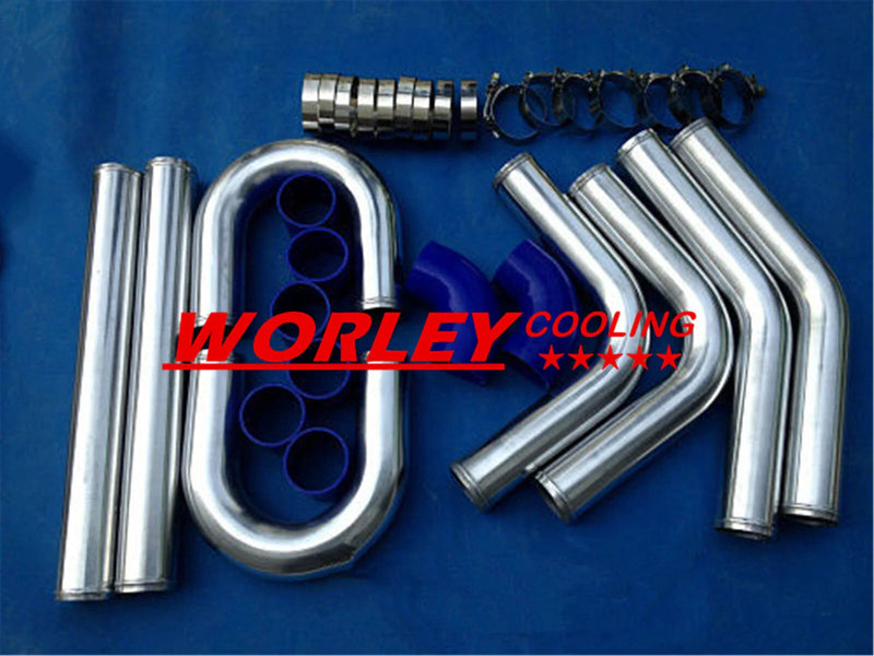 2 x QLD-540x170x50 Aluminum Turbo Intercooler