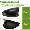Honda Civic LX EX Sport Si Mirror Cover Cap Replacement Black (2016-2021)