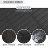 Honda Odyssey (2018-2024) Long Grid Pattern TPE Cargo Liner Rear Trunk Mat