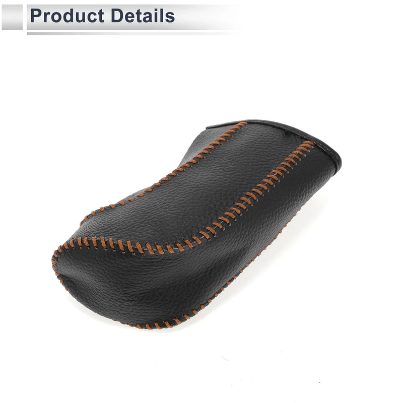 Nissan Tiida (2004-2012) Pebbled Black Brown 1 Pc Gear Shift Knob Cover