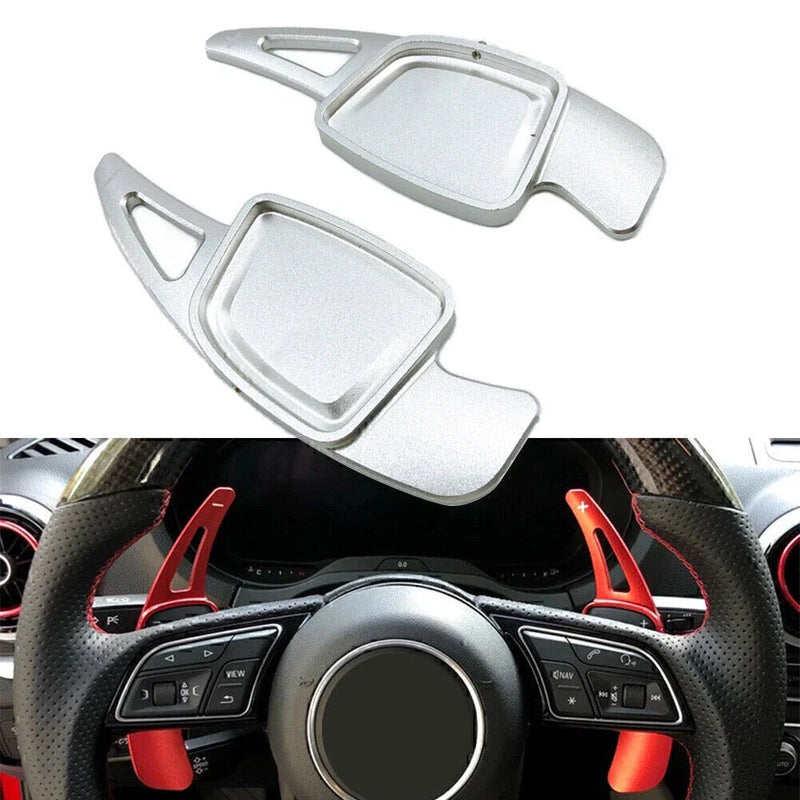 Audi A6 A7 A8 S4 S5 Aluminum Steering Wheel Paddle Shifter Extensions (2019-2023)