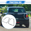 Mini Cooper R58 Coupe (2011-2015) Silver Tone Pair Taillight Trim Rings