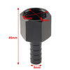 AN8 3/8" Hose Barb Fuel Line Push On Swivel Fitting Adapter (N/A)