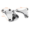 Harley Sportster 883 1200 Chrome Passenger Footpegs (2014-2022)