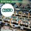 Oil Seal Rotary Shaft Seal TPU 22x30x4mm High Pressure Green 5 Pcs