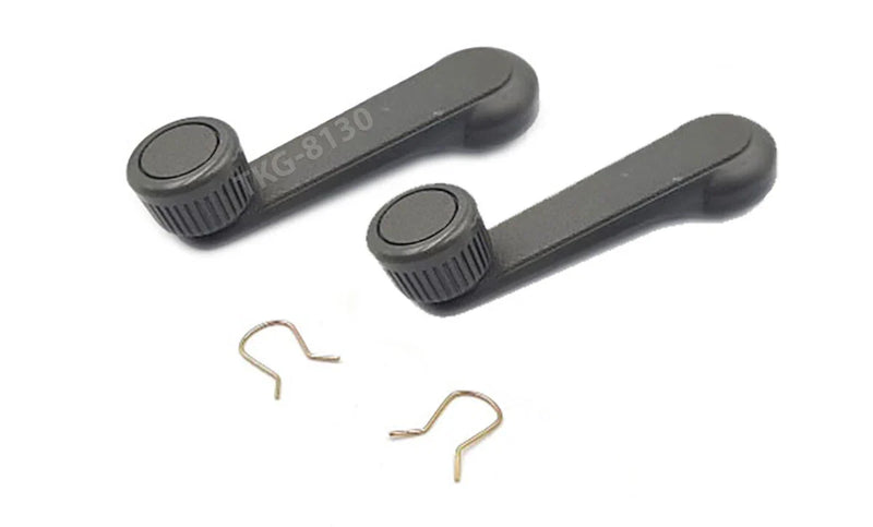 Mazda MX-5 Miata RX-7 626 B2000 B2200 2 x Window Crank Handle Gray (1989-2005)