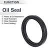 Make Model Oil Seal Rotary Shaft Seal NBR Rubber 45x58x7mm 5 x