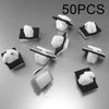 Car 50 x Nylon Moulding Clips Fastener Rocker Panel Retainer