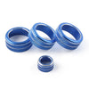 Honda Civic AC Climate Control Knob Ring Cover 4 x Blue (2022 - )