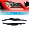 BMW E90 E91 328i 335i Carbon Fiber Headlight Eyelid Covers (2007-2013)