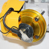 Yellow Racing Mini Pocket Quad 49cc 2-Stroke Engine Motor