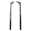 VW Polo Black Rear Window Side Spoiler Canard Splitter Trim (11-17)