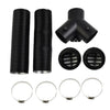 Diesel-Heater 75mm Pipe Ducting Y Piece + Warm Air-Outlet Vent + Hose Clip