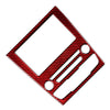 Ford Fusion Mondeo Carbon Fiber Red GPS Navigation Panel Cover Trim (2013-2019)