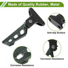 Motorcycle FootPegs 6.3in Foot Pedal Titanium Tone