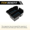 Jeep Wrangler JL JLU (2018-2022) Black Blue Center Console Organizer Tray