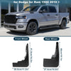 Dodge Ram 1500 2019-2025 - Splash Guards, No-Drill Mud Flaps Kit
