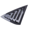 Nissan Sentra Sedan Carbon Fiber Black Window Flap Cover (2013-2019)