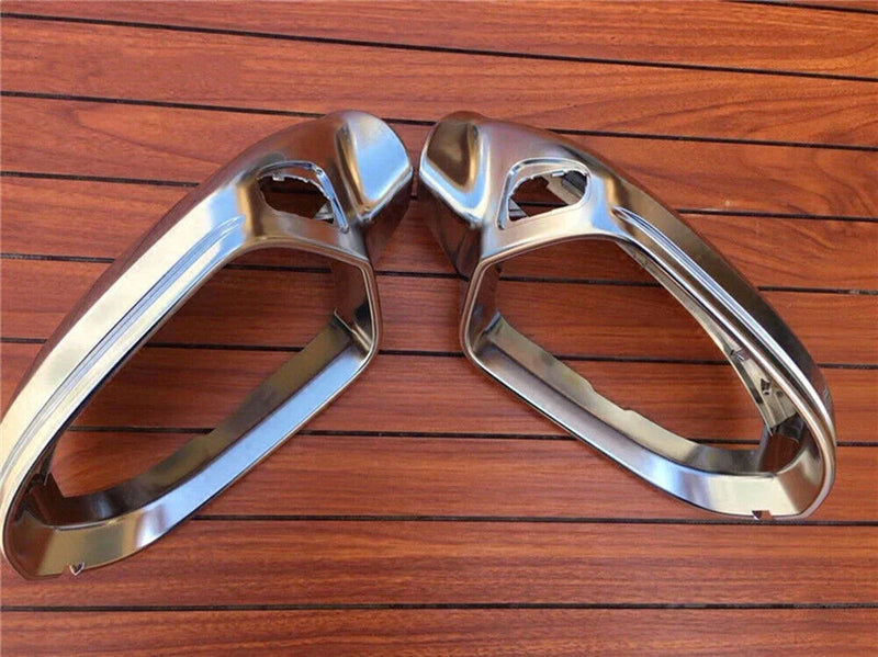 Audi S6 A6 C7 Silver Alloy Mirror Covers (2011-2018)