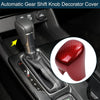 Honda Civic Carbon Fiber Red Gear Shift Knob Cover (2022-2025)