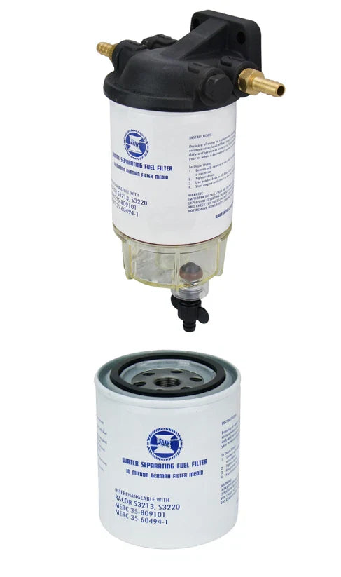 Outboard Engines Uni Marine Clear Bowl Fuel Filter Water Separator Kit
