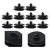2 x Car Floor Mat Anti-Slip Clip Auto Carpet Fixing Grips Clamps Holders Black