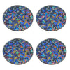 Car 4 x Rubber Universal 7cm Cup Holder Anti-Slip Coasters
