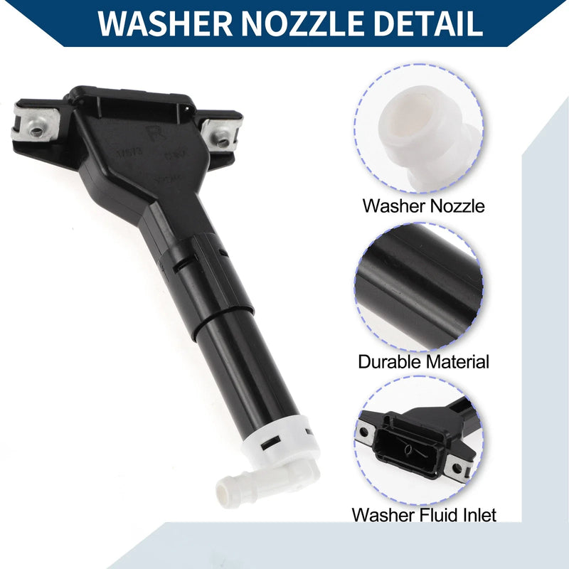 Honda Civic Front Passenger Side Headlight Washer Nozzle (2005-2011)