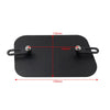 Motorcycle Universal CNC Black Right Side Number Plate Panel Cover