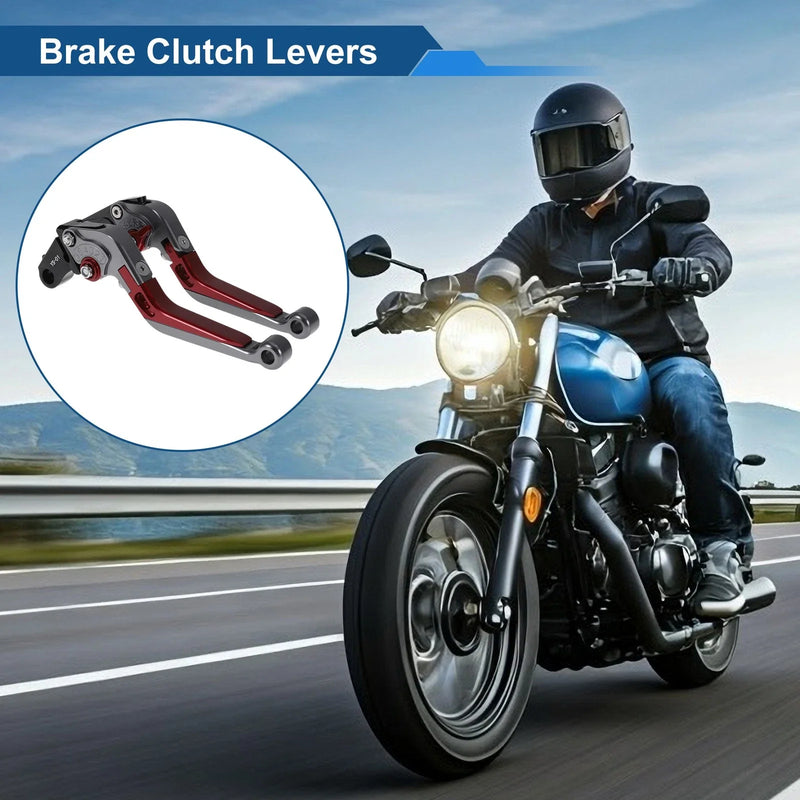 Honda X11 (1999-2002) Titanium Red Adjustable Brake Clutch Levers