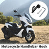 Universal Motorcycle 1 Set Handlebar Hook Load-Bearing Capacity Black