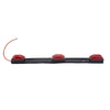 Truck Trailer Bus 17" Red Bright LED ID Bar & 3 LED Marker Lights