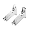 Harley Touring Road Street Glide Chrome Extended Passenger Foot Peg Kit (2014-2023)