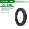 Oil Seal 52x75x8mm Rotary Shaft Seal NBR High Pressure Black