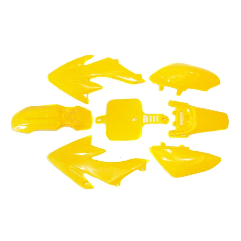CRF50 110 125cc PIT PRO Dirt Bike YELLOW Plastics Guard Fairing Fender Kit