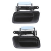 Holden Astra (1998-2005) Black Rear Left & Right Outer Door Handle Set of 2