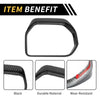 Toyota Tundra Carbon Fiber Rearview Mirror Eyebrow Trim (2007-2021)