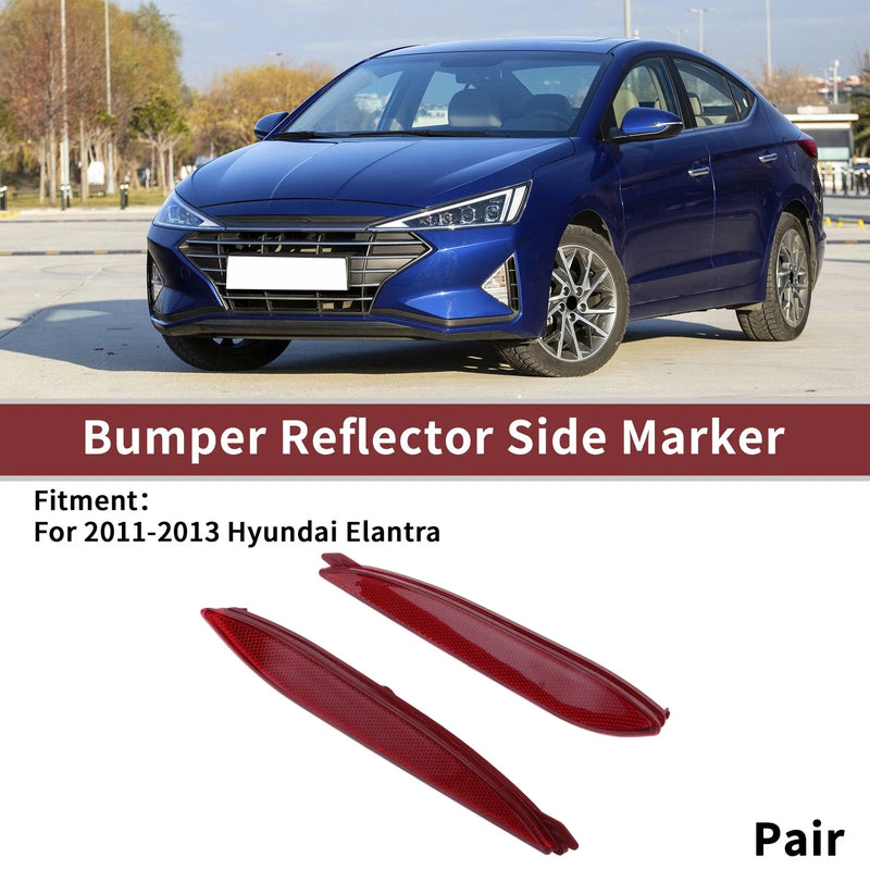 Hyundai Elantra (2017-2020) - 2 x Reflectors Rear Bumper Reflectors