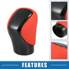 Lexus - Red Faux Leather Black Gear Shift Knob Cover