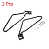 Motorcycle Scooter 2 x Metal Black Saddle Mount Side Bag Luggage Bracket