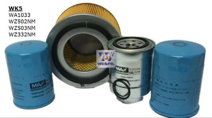 Nissan Patrol GU Y61 WESFIL filter service (1997-2007)